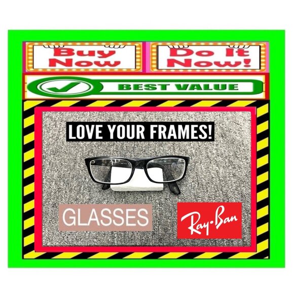 ✅🆕🚨🔴🌸S🌸A🌸L🌸E🌸🔴📢RAY BAN Designer EYEGLASSES Unisex EYEWEAR🟢BUY NOW❗💸 - Picture 5 of 16